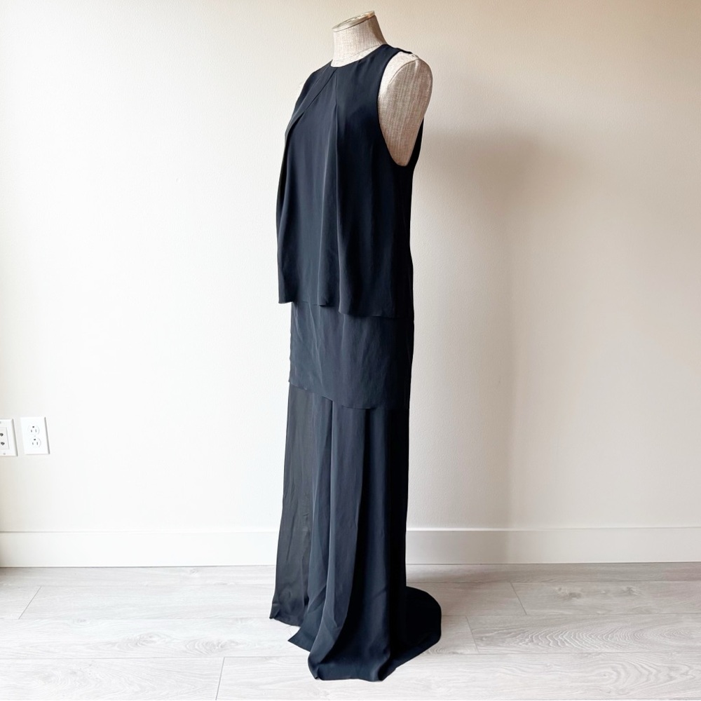 Acne Studios Black Layered Column Dress - Picture 9 of 16
